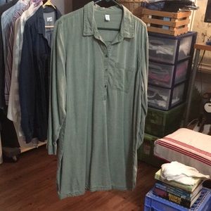 Old navy green shirt dress xxl